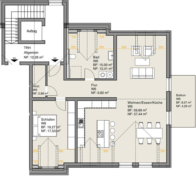 Winningen Eigentumswohnung mit Moselblick | Wohnung 6